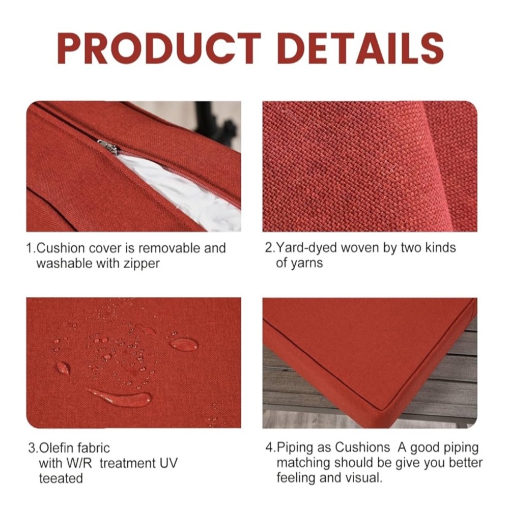 Outdoor Deep Seating Cushion Cover Set - Picture 5 of 11